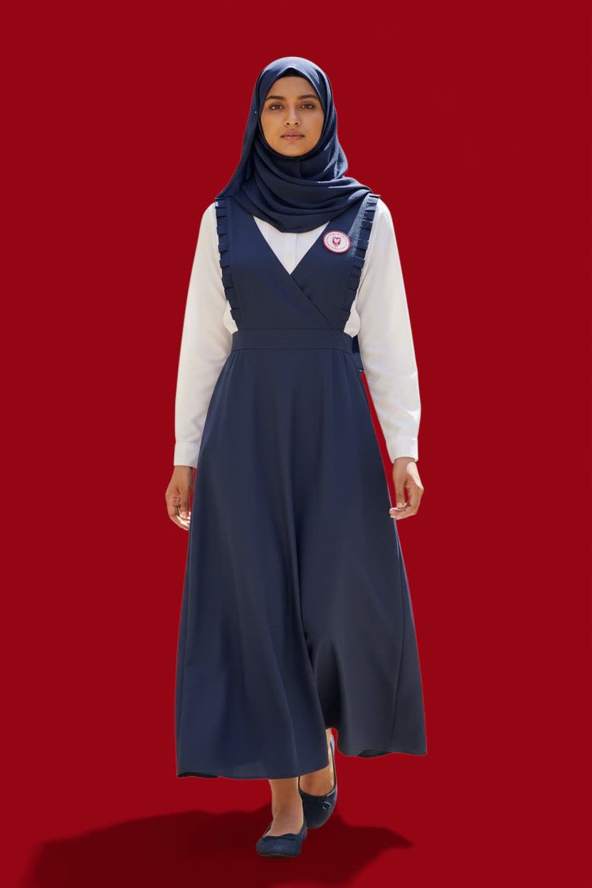 High school girls uniform